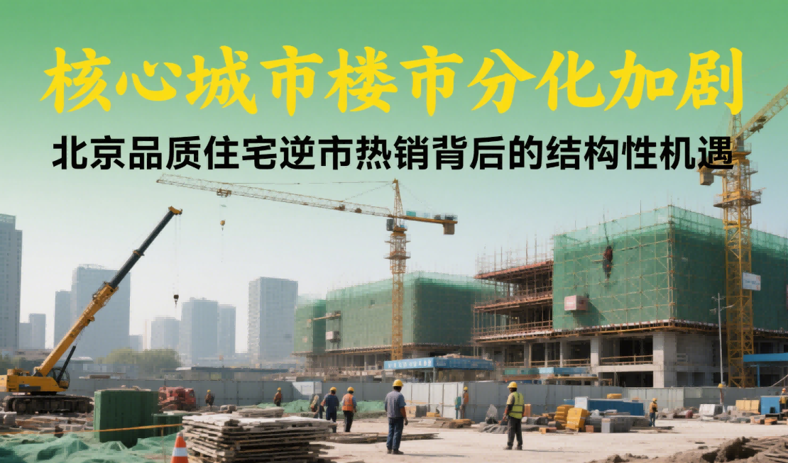 核心城市楼市分化加剧：北京品质住宅逆市热销背后的结构性机遇